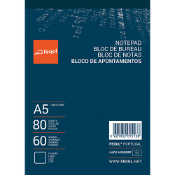 Bloco Apontamentos A5 80...