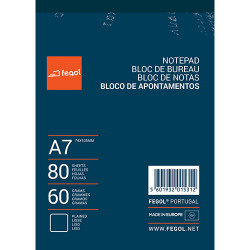 Bloco Apontamentos A7 80...