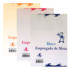 Livro empregado de mesa A6...