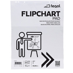 Bloco FLIPCHART 65X90cm 50...