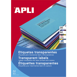 Etiquetas APLI A4 210X297mm...
