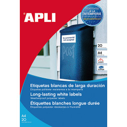 Etiquetas APLI A4 210X297mm...