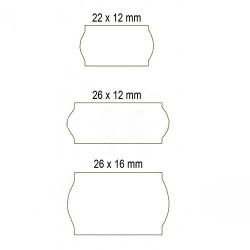 Rolo etiquetas 22X12mm AD2...