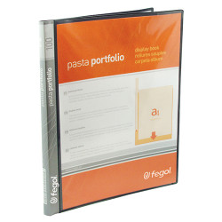 Portfólio A4 100 bolsas...