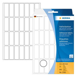 Etiquetas HERMA A5 13X40mm...