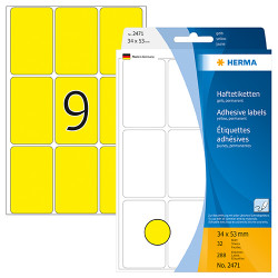 Etiquetas HERMA A5 34X53mm...