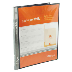 Portfólio A4 80 bolsas...