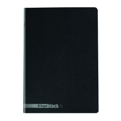 Caderno Agrafado Capa Preta...