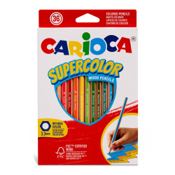 Caixa 36 Lápis de Cor...