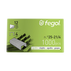 Caixa 1000 agrafes Nº25 E...