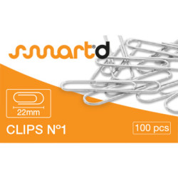 Caixa 100 clips zincados...