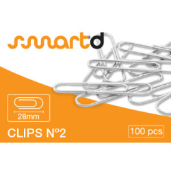 Caixa 100 clips zincados...