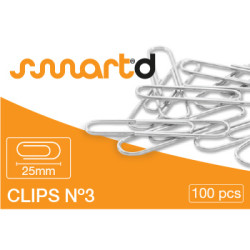 Caixa 100 clips zincados...