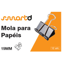 Molas para Papeis 19mm Cx...