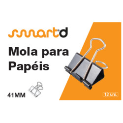 Molas para Papeis 41mm Cx...