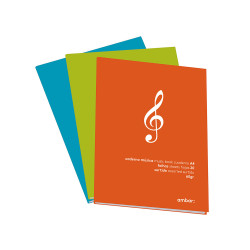 Caderno de Música A4 Ambar...