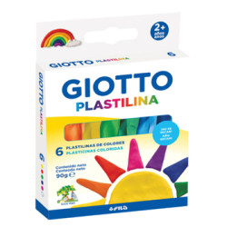 Plasticina 6 Cores Giotto...