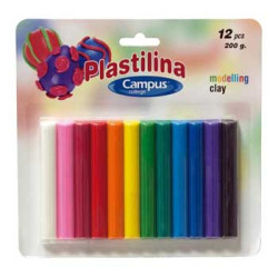 Plasticina 12 Cores Campus...