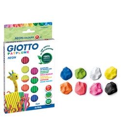 Plasticina 8 Cores Neon...