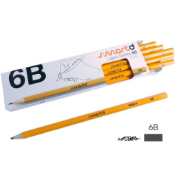 Lápis Grafite 6B SmartD -...