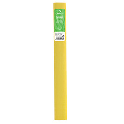 Papel Crepe Amarelo Palha...