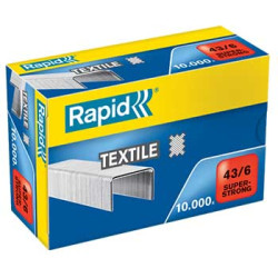 Agrafos 43/6 Textil Rapid...